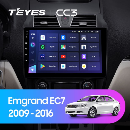 Штатная магнтола Geely Emgrand EC7 1 2009-2016 Teyes CC3 1970 - фото 6666