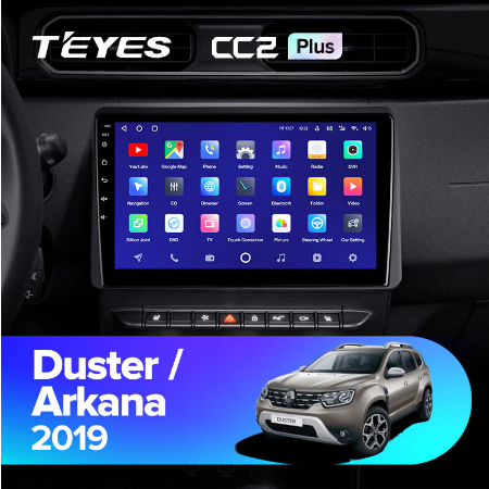 Штатная магнитола Renault Duster/Arkana 2019 Teyes CC2L Plus/CC2 Plus 1982 - фото 6824