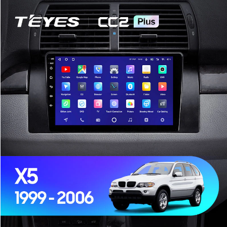 Штатная магнитола BMW X5 E39 E53 1999-2006 Teyes CC2L Plus/CC2 Plus 1997 - фото 7035