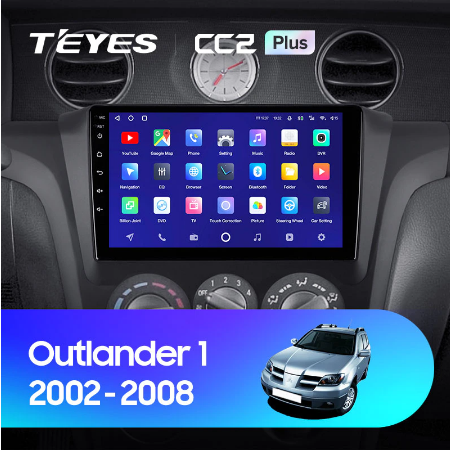 Штатная магнитола Mitsubishi Outlander 1 (2002-2008) Teyes CC2L Plus/CC2 Plus 2044 - фото 7573