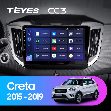 Штатная магнитола Hyundai Creta IX25 (2015-2019) Teyes CC3 2050 - фото 7643