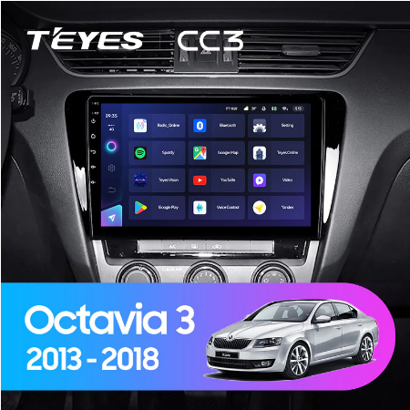 Штатная магнитола Skoda Octavia 3 A7 (2013-2018) Teyes CC3 2059 - фото 7785