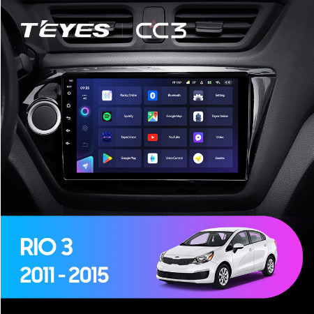 Штатная магнитола KIA RIO 3 (2011-2015) Teyes CC3 2066 - фото 7884