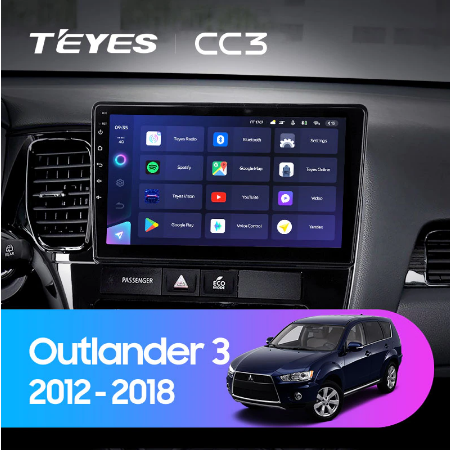 Штатная магнитола Mitsubishi Outlander 3 (2012-2018) Teyes CC3 2071 - фото 7937