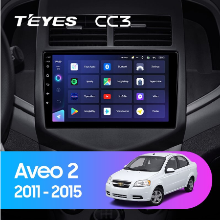 Штатная магнитола Chevrolet Aveo 2 (2011-2015) Teyes CC3 2073 - фото 7965