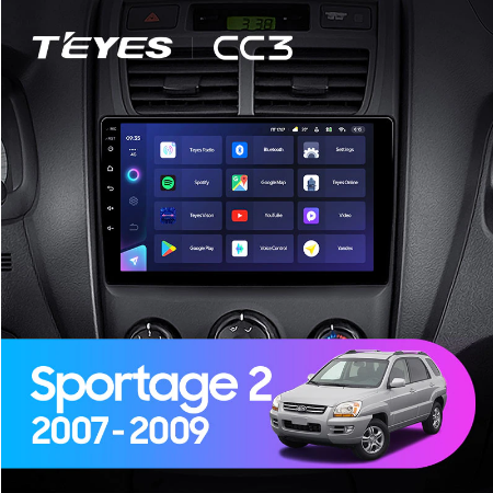 Штатная магнитола KIA Sportage 2 (2007-2009) Teyes CC3 2085 - фото 8130