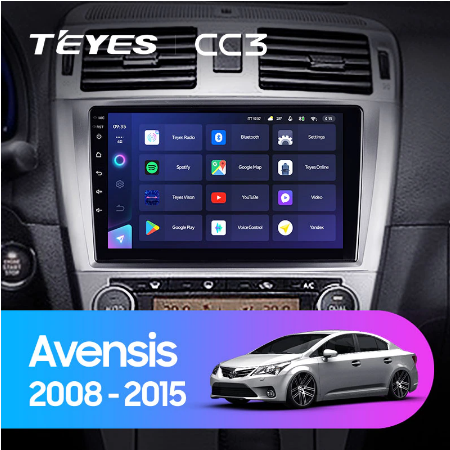 Штатная магнитола Toyota Avensis 3 (2008-2015) Teyes CC3 2128 - фото 8721