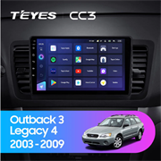 Штатная магнитола Subaru Outback 3 Legacy 4 (2003-2009) Teyes CC3 2017