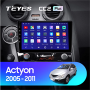 Штатная магнитола SsangYong Actyon C100 (2005-2011) Teyes CC2L Plus/CC2 Plus 2018