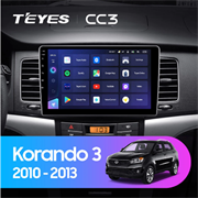 Штатная магнитола SsangYong Korando 3 (2010-2013) Teyes CC3 2021