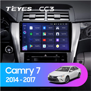 Штатная магнитола Toyota Camry 7 XV 50 55 (2014-2017) Teyes CC3 2053