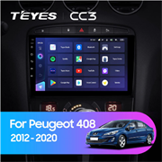 Штатная магнитола Peugeot 408 2012-2020 / Peugeot 308 2007-2015 Teyes CC3 2055