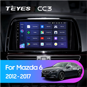 Штатная магнитола Mazda 6 Ⅲ GL GJ (2012-2017) Teyes CC3 2058