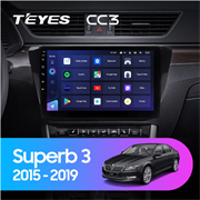 Штатная магнитола Skoda Superb 3 (2015-2019) Teyes CC3 2064